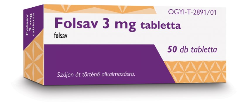 Folsav 3 mg tabletta