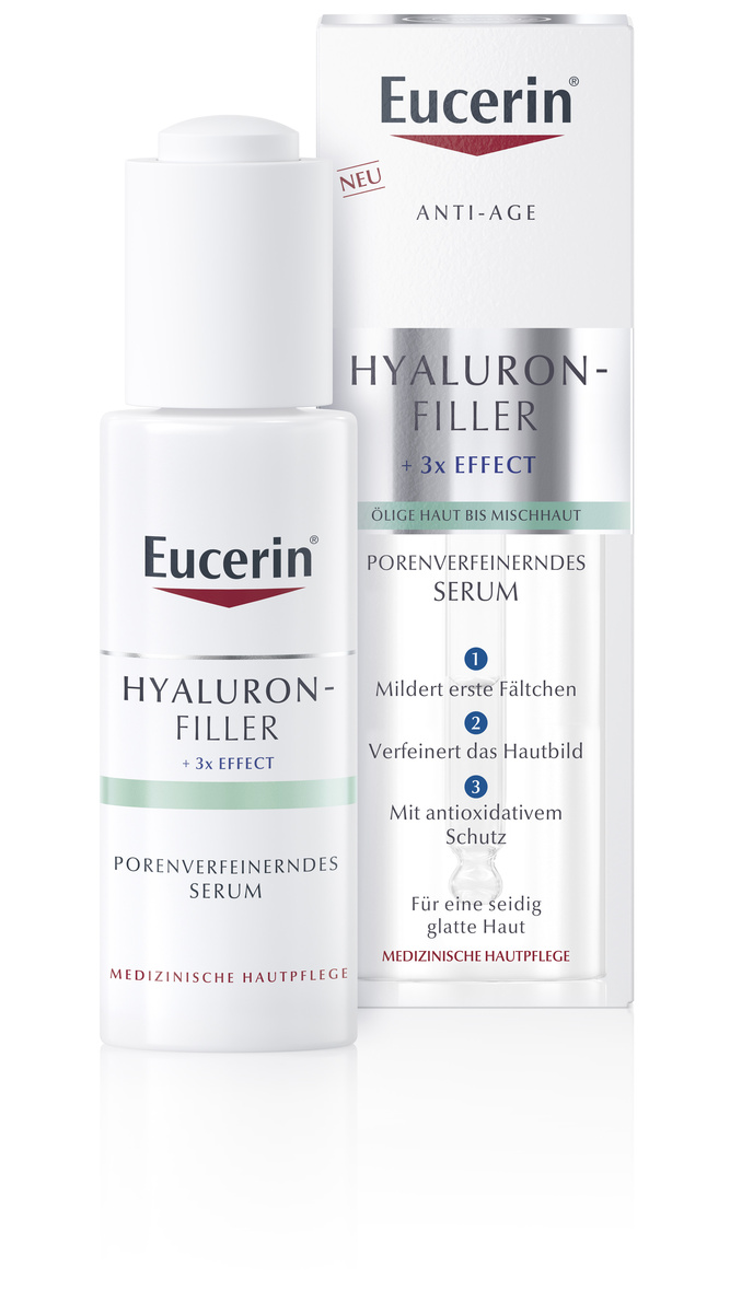 Eucerin Hyaluron-Filler pórus minimalizáló, bőrmegújító szérum