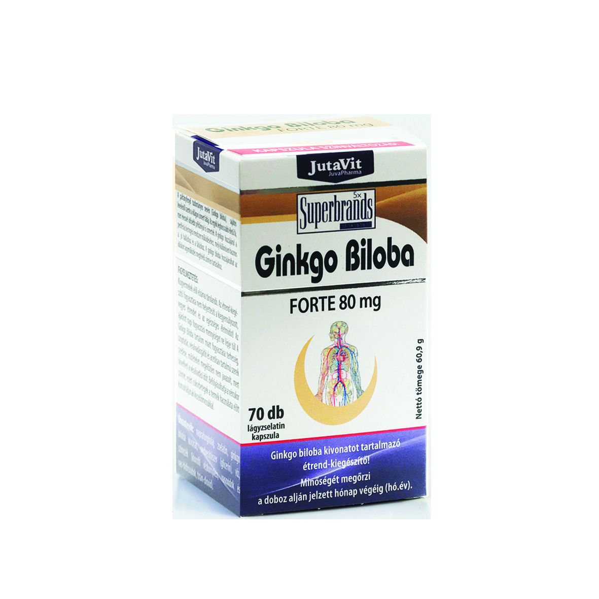 JutaVit Ginkgo Biloba Forte 80 mg kapszula