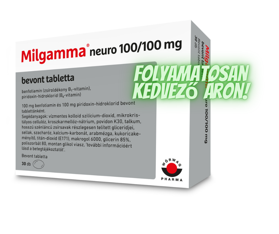 Milgamma Neuro 100/100mg bevont tabletta