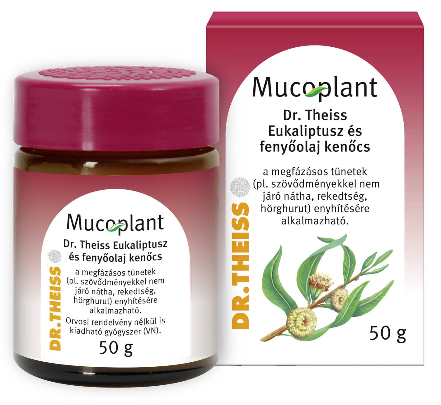 Mucoplant Dr Theiss eukaliptusz + fenyőolaj kenőcs
