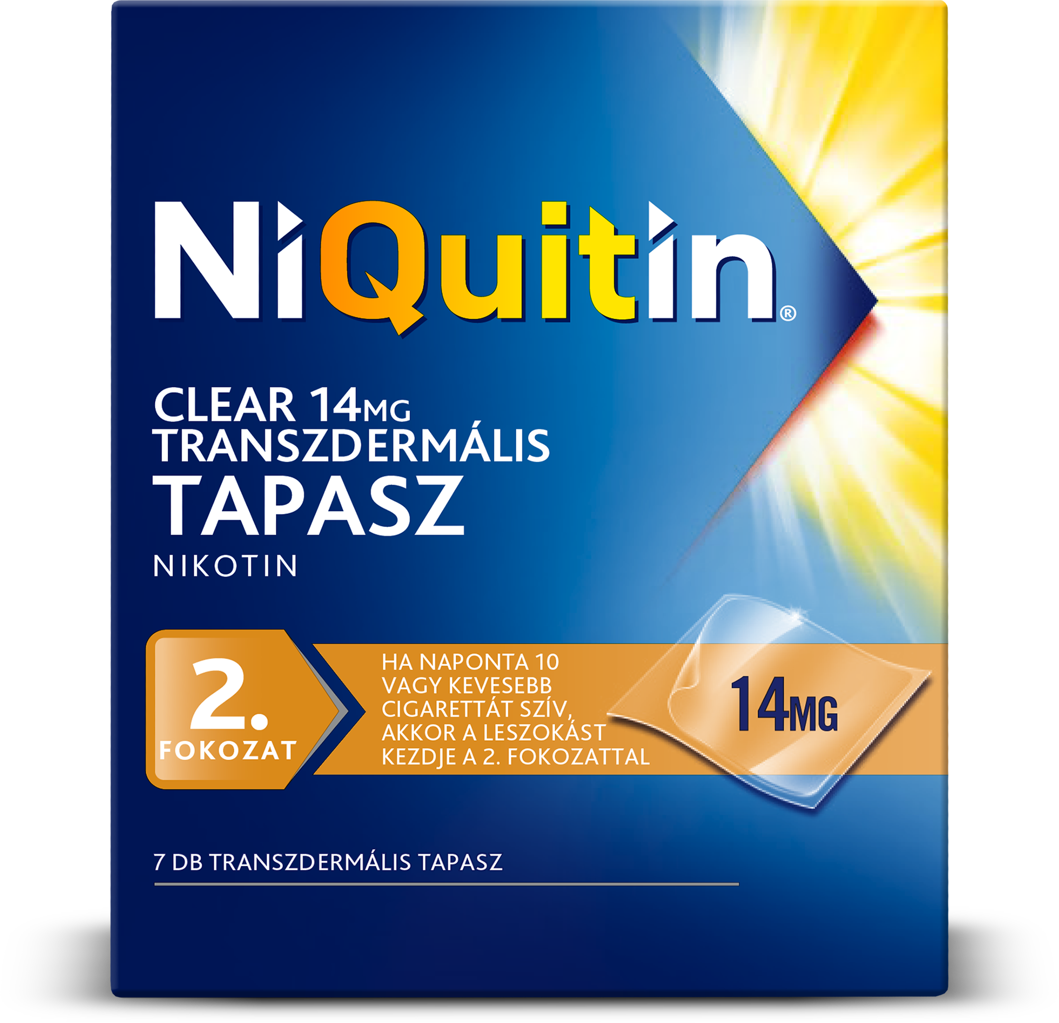 NiQuitin Clear 14 mg transzdermális tapasz