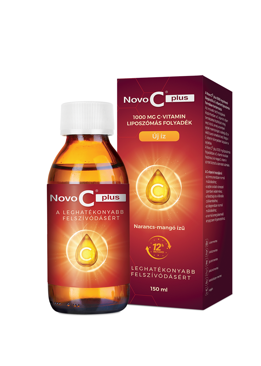 Novo C plus 1000mg C-vitamint liposzómás folyadék