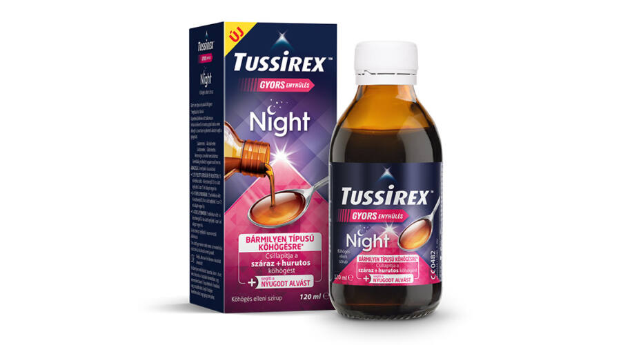Tussirex Night szirup köhögésre