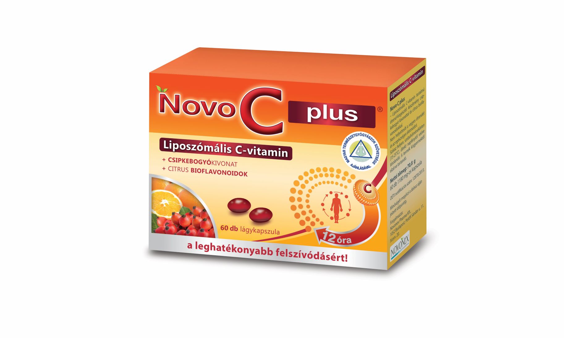 Novo C Plus liposzómális C-vitamin kapszula 